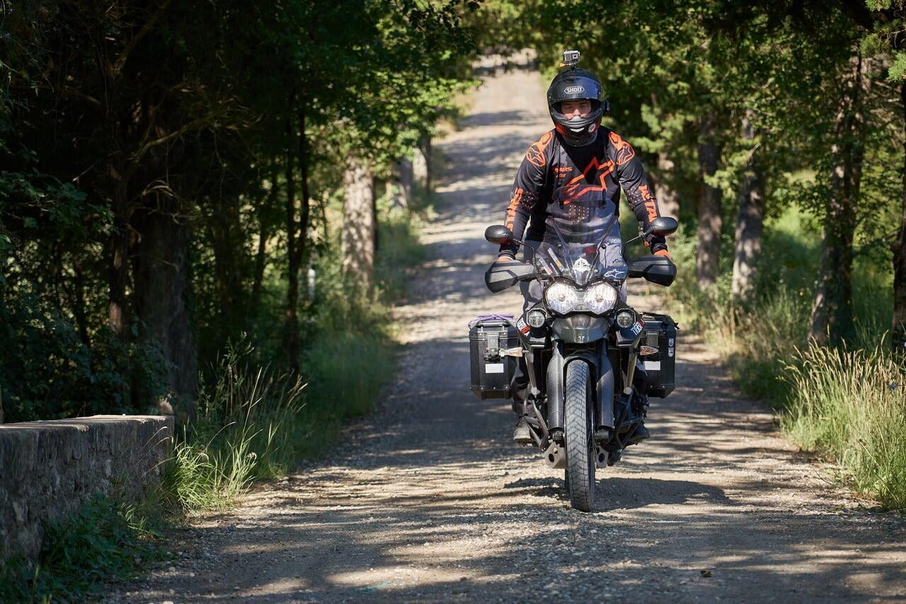 Eroica Toscana maxienduro Tiger 800